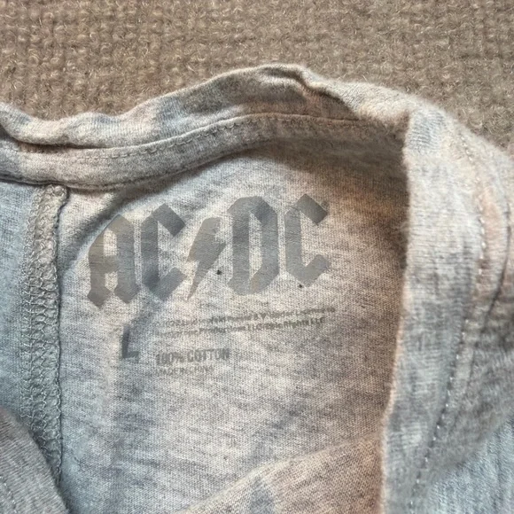 AC/DC Gray Highway to Hell 79 Tee 1870 - Picture 3 of 3
